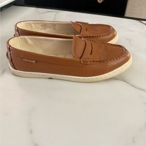 Cole Haan Tan Leather Loafers
